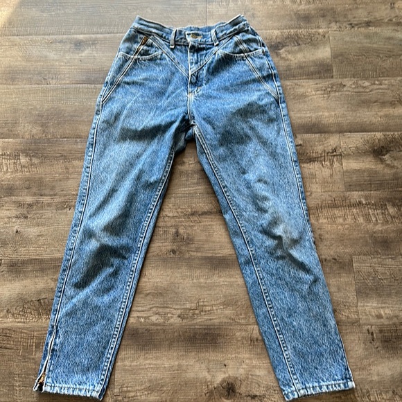 Vintage Lee blue jeans 26" waist 27" inseam - Picture 1 of 3